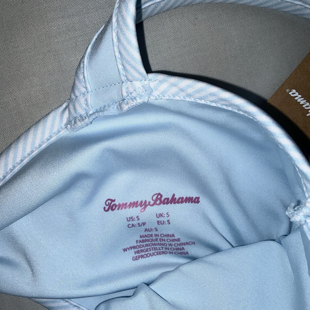 Tommy Bahama Womens Blue Pleated Active Tennis Dress Cutout Back S NWT - Picture 9 of 10